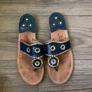 💛Navy & Gold 💙Jack Rogers Flat Sandal